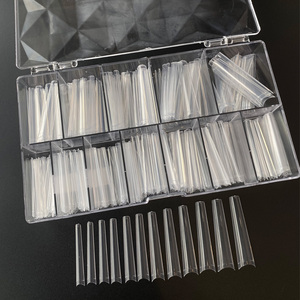 TSZS 360 Uds./caja Puntas de <span class=keywords><strong>Uñas</strong></span> <span class=keywords><strong>Postizas</strong></span> Coffin XXL SIN Curva C, Extensión de <span class=keywords><strong>Uñas</strong></span> Naturales Transparentes Francesas Coffin ABS para Salón de <span class=keywords><strong>Uñas</strong></span> - Product Image 3