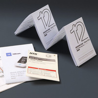 Brochure de produit professionnelle en couleur avec impression offset, pages perforées, usine source