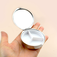 Boîtes de rangement pour pilules portables personnalisées avec logo, pour le camping en plein air, les voyages, les vitamines quotidiennes, les pilules