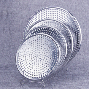 Padella <span class=keywords><strong>per</strong></span> <span class=keywords><strong>Pizza</strong></span> perforata rivestita antiaderente in lega di alluminio 8 9 10 12 utensili da forno rivestiti antiaderenti - Product Image 3