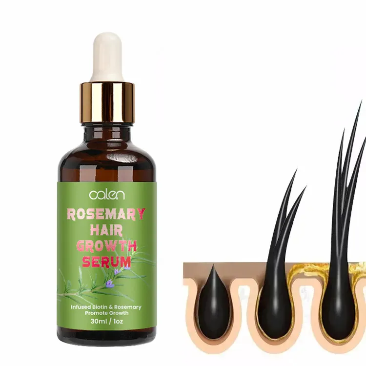 100% Serum Penumbuh Rambut Rosemary Alami dan Organik Menutrisi dan Mendorong Pertumbuhan Rambut Rosemary Minyak Esensial Berkilau