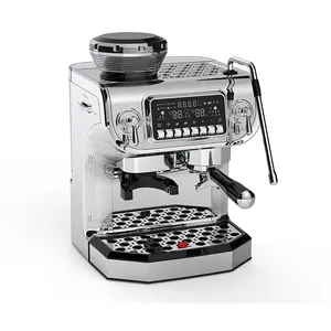 Macchina da caffè semitrasca espersso cafetera automatica professionale innovativa italiana con macinacaffè