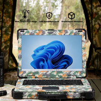 Ordinateur portable robuste de 15,6 pouces, Intel I7-11390H, 16 Go, 512 Go, PC industriel, vert camouflage, IP65, Wi-Fi 6 5.2, Windows 11, neuf