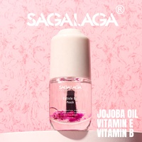 Botol Minyak Kutikula Bunga Kering 15ml Label Pribadi Grosir Aroma Buah Perawatan Kuku Logo Kustom OEM