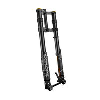Garpu Suspensi Sepeda MTB Dual Crown Aluminium Ukuran 20 24 26 27.5 29 Inch dengan Sekrup Thru Axle