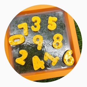 Adornos de Resina con Forma de Queso y Números del 0 al 9 para Niños, para Aprender Matemáticas, Juguetes de Slime, Accesorios para Casa de Muñecas - Product Image 5