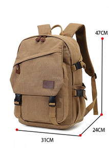 Grande capacité 35L toile <span class=keywords><strong>sac</strong></span> à dos pour hommes décontracté <span class=keywords><strong>sac</strong></span> à dos Vintage <span class=keywords><strong>sac</strong></span> à dos <span class=keywords><strong>ordinateur</strong></span> portable Fit 15.6 "voyage randonnée école <span class=keywords><strong>sac</strong></span> à dos <span class=keywords><strong>sac</strong></span> - Product Image 3