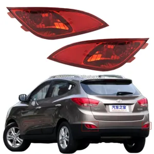 YZX 1 Pair Left and Right Rear Bumper Fog Light Reflector Tail Lamp Fit for Hyundai Tucson ix35 2010 2011 2012 2013 2014