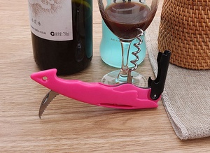 Attrezzi da Bar, Cavatappiti Manuale in Acciaio Inox con Manico in Plastica e Logo Personalizzato - Product Image 6