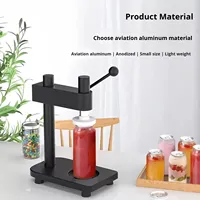Machine à sceller manuelle professionnelle pour bouteilles et bocaux en plastique, qualité alimentaire, garantie 1 an