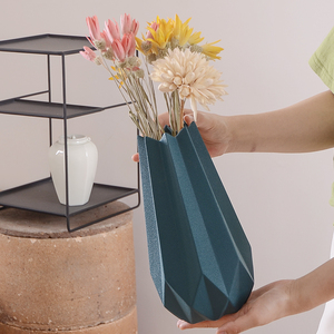 Jarrones de cerámica nórdicos, Mini jarrones de flores para decoración de escritorio de oficina, sala de estar Decoración Para, jarrones de porcelana de 27 CM de alto, boda <span class=keywords><strong>Jarron</strong></span> - Product Image 2