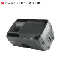 Caja de Altavoz Vacía de Plástico de Alta Calidad HY AUDIO, 15 Pulgadas, Color Negro, Caja Vacía para Altavoz, Carcasa de Plástico para Altavoz