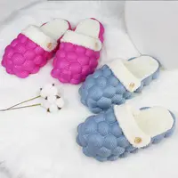 Slippers Ready To Ship Winter And Autumn Candy Color Warmly Eva Women Shoes Home Ladies Slippers