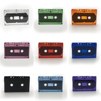 Bande d'emballage de Cassette transparente vierge colorée personnalisée