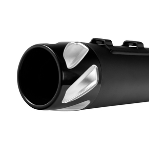 XF2906H03-06-B TCMT Noir 4 "Slip-On Megaphone Silencieux Tuyaux D'échappement Fit pour Harley Touring 1995-2016 - Product Image 4