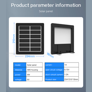 High Quality <b>Solar</b> <b>Panel</b> 6W Waterproof IPX6 <b>Solar</b> Charger with 3 in 1 <b>Cable</b> Output Portable Power Bank for Camping Outdoor Use - Product Image 6