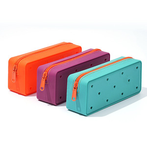 School Etui Potlood Doos Voor Kinderen Student Briefpapier Doos Terug Naar School Siliconen Vierkante Vorm Potlood Tas - Product Image 1