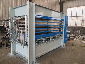 เครื่องอัดความร้อนสำหรับงานไม้ เครื่องอัดแผ่นไม้ เครื่องอัดวีเนียร์ด้วยความร้อนสำหรับทำประตู - Product Image 5