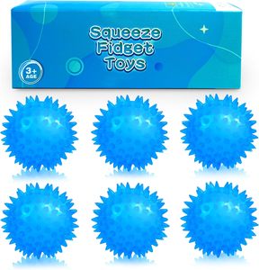 Lot de 3 balles sensorielles pour adultes Soulagement du stress Squishy Fidgets Anxiété Soulager l'exercice des mains Physiothérapie Jouets à presser pour adultes - Product Image 1