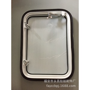 Ventanas Rectangulares de Aleación de Aluminio de Alta Resistencia para Camarote Marino, Apertura Izquierda, Nuevas, Herrajes de Acero con Rodamientos - Product Image 4