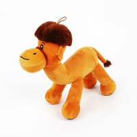 Boneka Unta Lucu 25cm Gaya Etnik, Boneka Unta Isi Dakron, Hewan Boneka Lembut untuk Dekorasi Rumah dan Hadiah Anak-Anak
