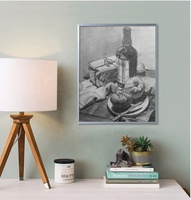 Cadre de miroir photo en aluminium rectangle moderne de 5 "à 32" pour la décoration