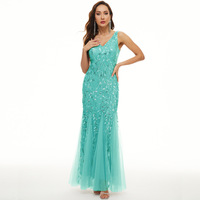 Robe de soirée élégante et sexy à dos nu, style automne européen et américain, longue robe de soirée et de bal pour femmes