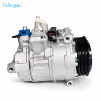 Compresseur de climatisation automobile 6PK 115mm pour E260, prise plate à double broche, neuf, R134a, 12V, haute qualité