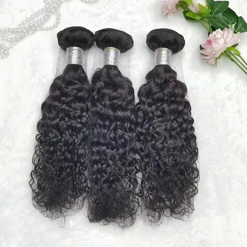 Wholesale Peruvian Hair Weave Virgin Cambodian Cuticle Aligned Double Weft Human Hair Natural Wave Italian Curl Bundle Extension