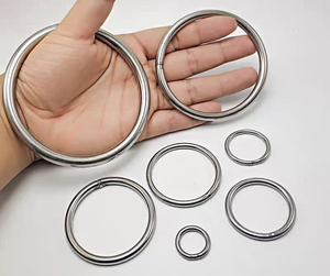 Anillos Redondos Soldados De Alta Ristencia De Acero Inoxidable 304 M3 M4 M5 M6 M8 M10 Anillo Redondo Sólido Aparejo Barco Marino Hamaca Yoga Anillo Colgante - AliExprs