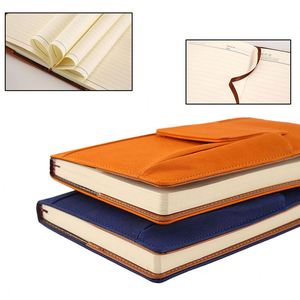 Carnet de notes professionnel personnalisé A5 en cuir PU, avec pochette multifonctionnelle, carnet de bord, papeterie de bureau, journal - Product Image 3