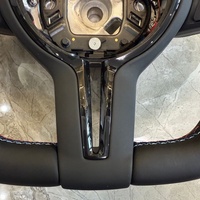 Volant sport perforé en cuir noir pour BMW E90 X1 X5 X6 M3 M5 F10 F20 F22 F23 F30 avec palettes de changement de vitesse - Vente en gros