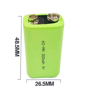 JINTION <span class=keywords><strong>NiMh</strong></span> 9V <span class=keywords><strong>300mAh</strong></span> <span class=keywords><strong>NiMH</strong></span> recarga batería <span class=keywords><strong>NiMH</strong></span> batería baterías para cámaras - Product Image 3