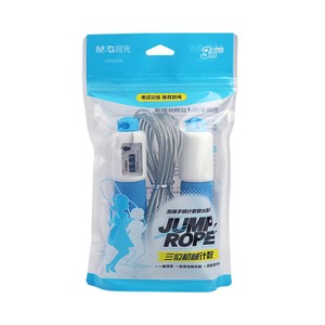 Cuerda para saltar con cable de acero M&G, con mango de espuma, ajustable, para fitness estudiantil AST97474 - Product Image 5