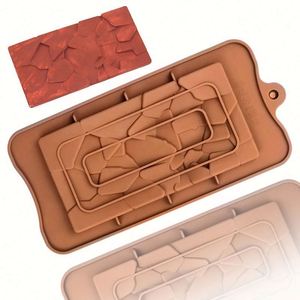 Moule en silicone professionnel pour gaufres au chocolat, forme éclatée, prix Bestar, OEM/ODM - Product Image 1