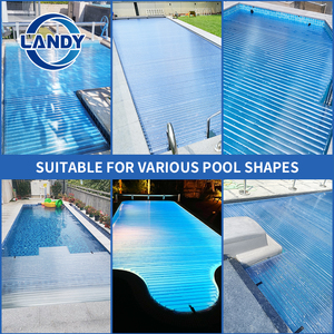 Cubiertas Automáticas para Piscinas de PC, Resistentes al Agua y a los Rayos UV, Retráctiles, para Piscinas Enterradas - Product Image 3