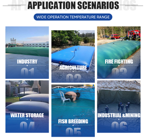 Tanques de agua inflables grandes portátiles de PVC Anti-UV y antifugas para jardinería Tanque de agua al aire libre - Product Image 6