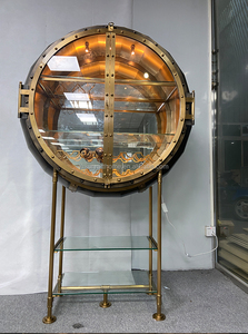 Nouveau design : Meuble à vin de luxe pour salon, meuble de bar d'angle, vitrine en verre, décoration intérieure - Product Image 6