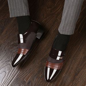 Zapatos Oxford de Cuero para Hombre, Estilo 2025, Casuales, de Negocios, para Boda, Talla Grande, para Primavera/Invierno, Formales, con Entresuela de Goma, Versátiles - Product Image 4