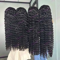 Rohhaar-Perücke aus indischem Echthaar, lose tiefe Wellen, 40 Zoll, gelockt, Full Lace, Glueless, 13x6 HD Transparent Lace Front Perücke