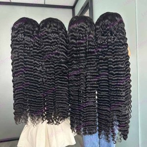 Raw Indian Loose Deep Wave <strong>Wig</strong> 40 Inch Curly Deep Wave Full Lace <strong>Human</strong> <strong>Hair</strong> <strong>Wigs</strong> Glueless 13X6 HD Transparent Lace Front <strong>Wig</strong> - Product Image 5
