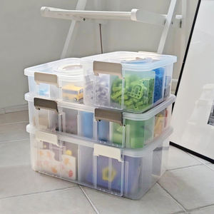 Plafarm Miniliving Box NO4 1s – Unités empilables professionnelles en polypropylène moulé, durables, pour le stockage minimaliste et moderne dans l'industrie des services - Product Image 1