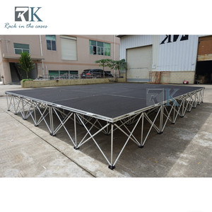 เวทีพับได้น้ำหนักเบา ขนาด 1x1 เมตร ติดตั้งง่าย สำหรับงานอีเว้นท์ - Product Image 2