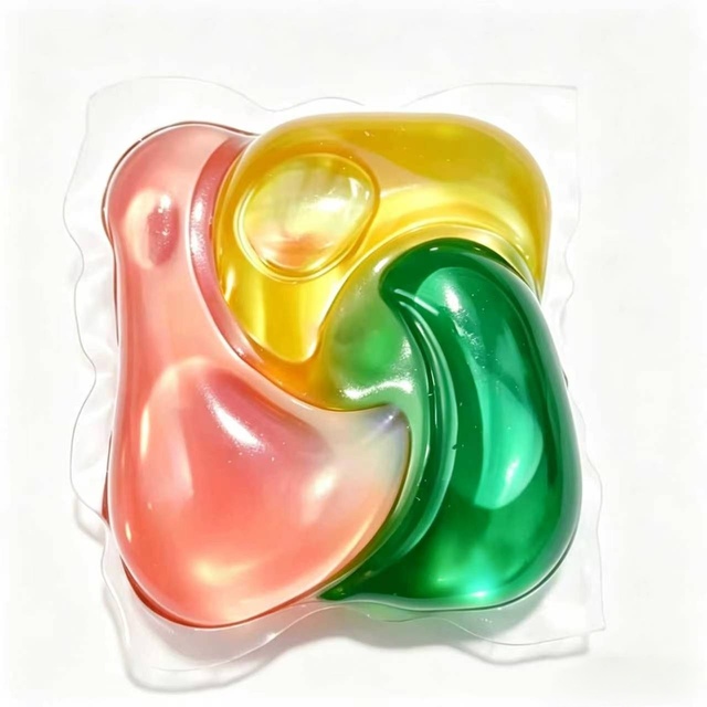 Eco-Friendly Multi-fruit Fragrance 3-in-1 Laundry Detergent Pods with Deep Clean & Long-lasting Fragrance for Stain Removal