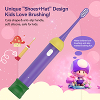 Brosse à dents électrique sonique CE ROHS OEM/ODM IPX7 pour enfants, 3 modes, recharge USB, blanchiment des dents, longue durée de vie de la batterie