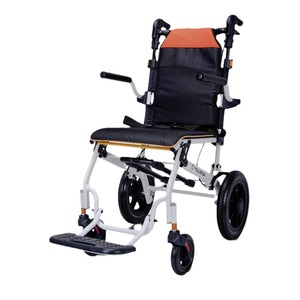 Fauteuil roulant manuel en alliage d'aluminium Fenghe, petit, ultraléger, pliable, pour les voyages et le transport J02LBJ - Product Image 5