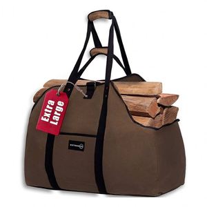 Échantillon gratuit : C'est un porte-bûches et sac de transport en toile cirée personnalisé, robuste, imperméable et ciré. - Product Image 6