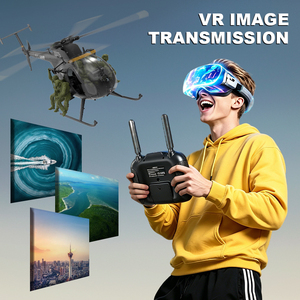 SJY F118S 9CH GPS RC Helicopter 2026 Nouveau modèle à l'échelle 1:16, hélicoptère télécommandé 6G Brushless avec positionnement par flux optique, jouet pour adultes - Product Image 1