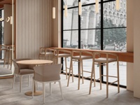 Mobilier de boulangerie et de café de style industriel personnalisé avec comptoir en béton et design d'intérieur complet pour la boutique