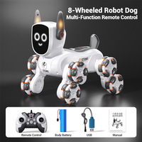 Grenz überschreitende neue achträdrige intelligente Stunt mechanische Hunde gesten sensor Fernbedienung Roboter Hund Kinder elektrisches Spielzeug